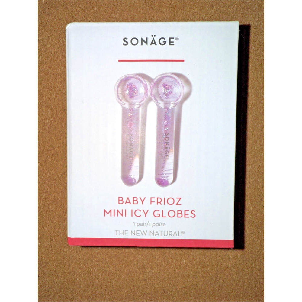 Facial Massager SONÄGE FRIOZ Icy Globes Reduce Puffiness & Redness New in Box